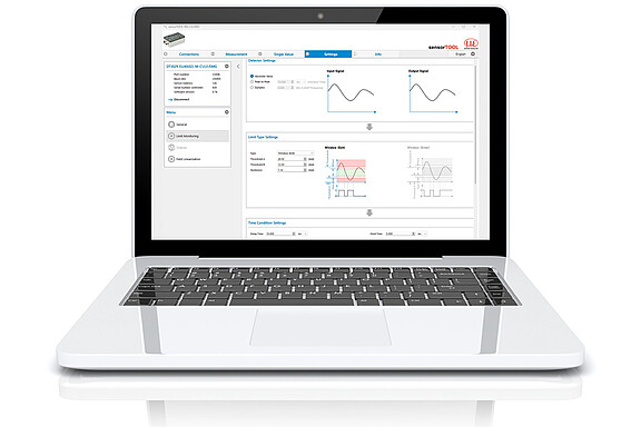 sensorTOOL 소프트웨어로 간편한 설정