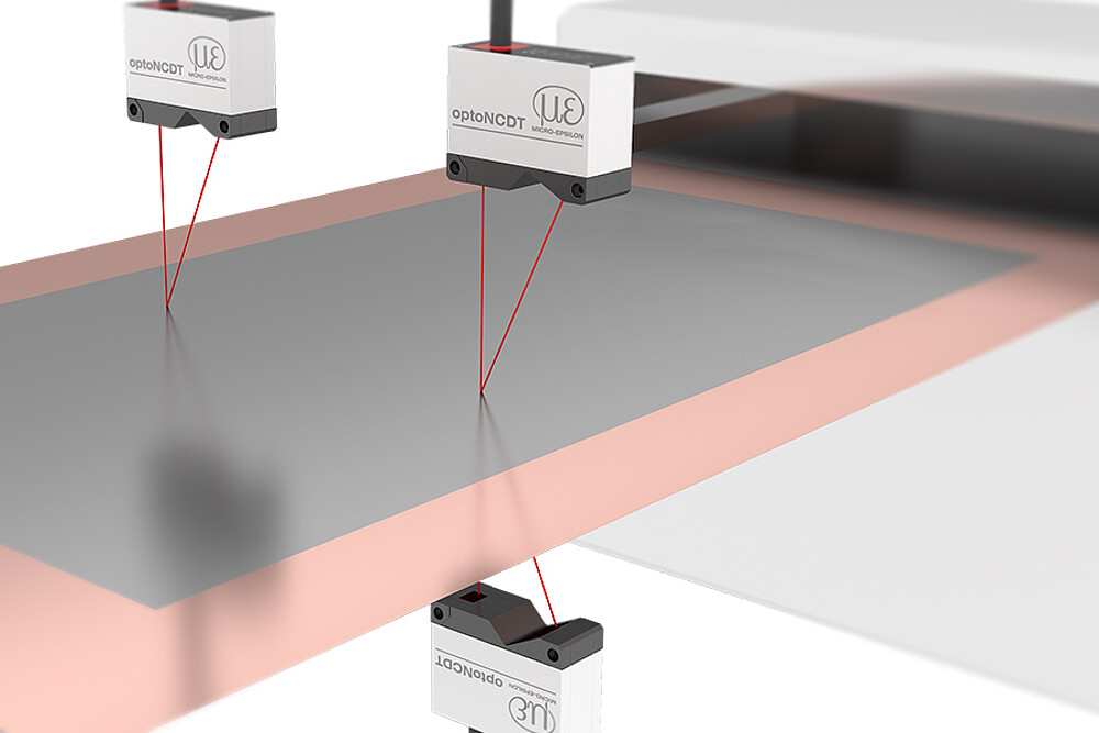 레이저 센서를 이용한 두께 측정
