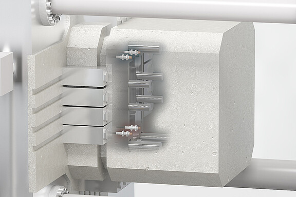 Gap measurement for aluminum die casting