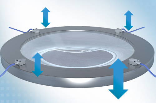 Checking the tilt angle of lens carriers